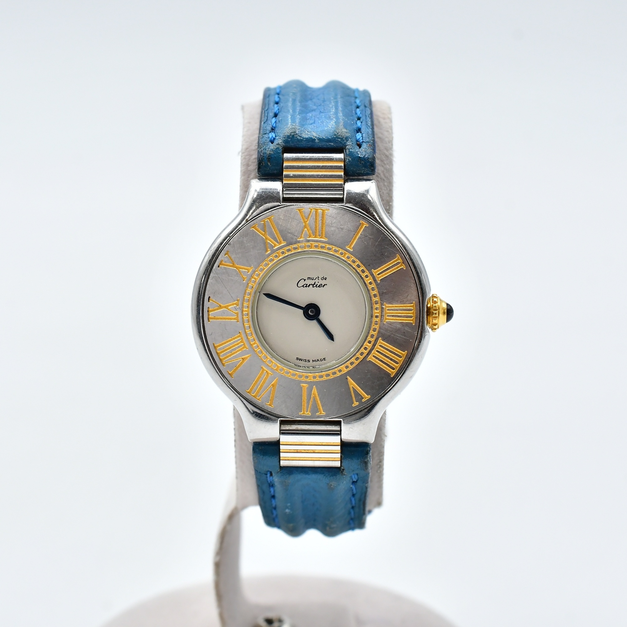 ☆Cartier カルティエ マスト21 ヴァンティアン コンビ QZ 電池換済 
