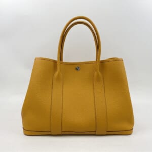 エルメス ガーデンパーティPM ジョーヌアンブル カントリー SV金具 C刻印