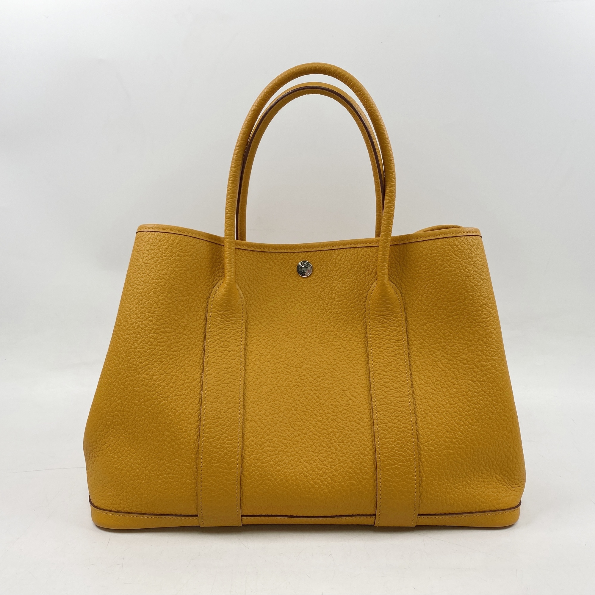 エルメス ガーデンパーティPM ジョーヌアンブル カントリー SV金具 C