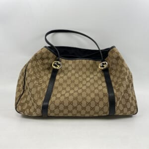 グッチ GGキャンバス トートバッグ ベージュ レザー キャンバス 232956 買取実績【買取日：2026年1月7日】
