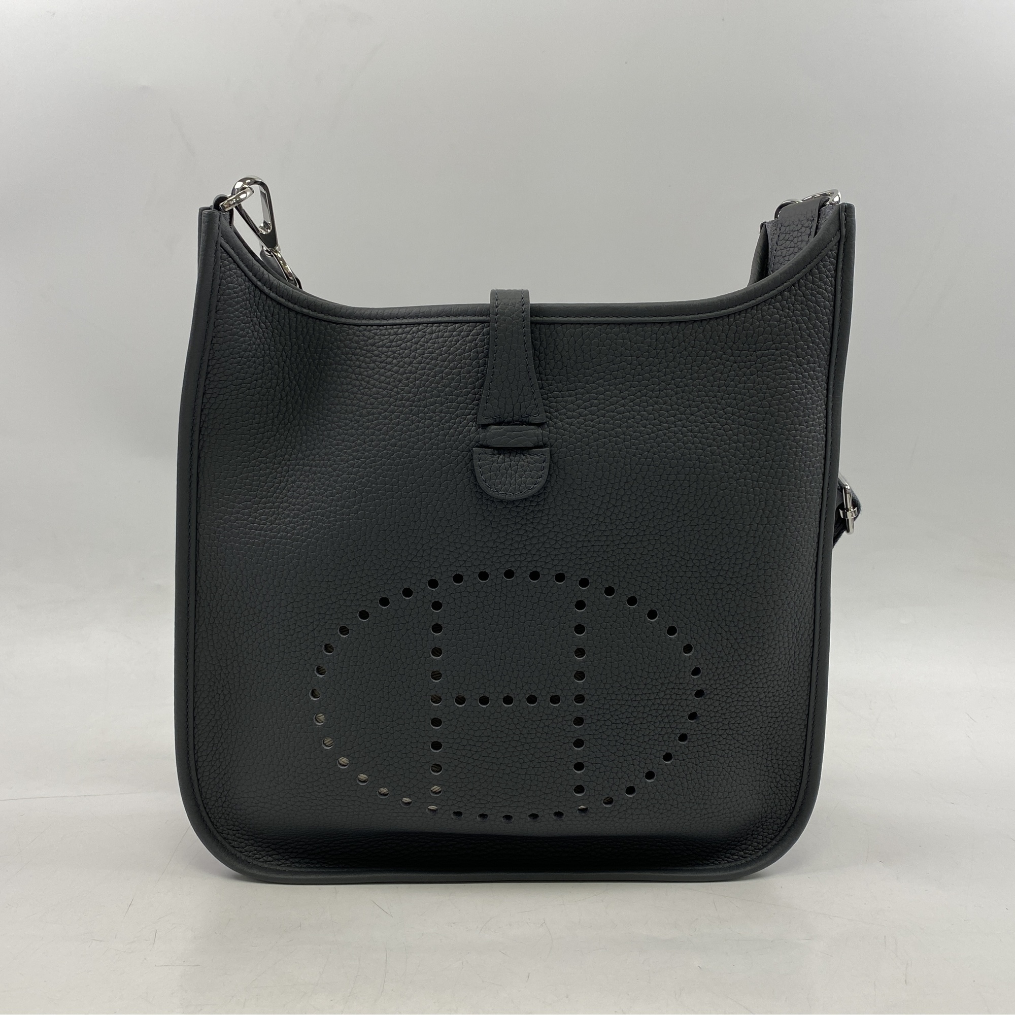 エルメス エヴリン PM グリスミスティ トリヨン SV金具 W刻印 Sランク