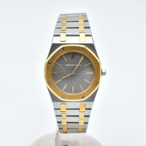 オーデマ ピゲ ロイヤルオーク グレー文字盤 SS×YG/AT 6303/477 買取実績【買取日：2026年1月5日】