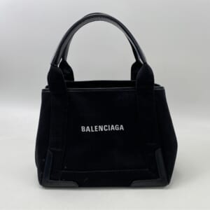 バレンシアガ ネイビーカバス Ｓ ハンドバッグ 黒 キャンバス 買取実績【買取日：2026年1月17日】