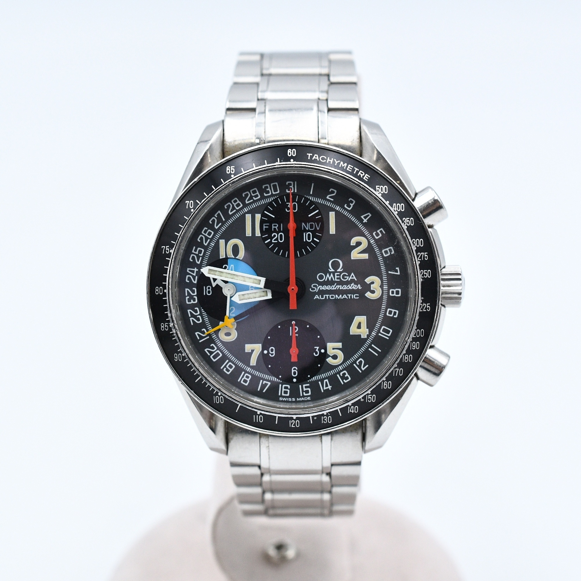 オメガ スピードマスター マーク40 トリプルカレンダー 黒文字盤 SS/AT Bランク