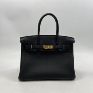 エルメス バーキン30 黒 トゴ PG金具 Ｄ刻印 買取実績【買取日：2026年1月27日】