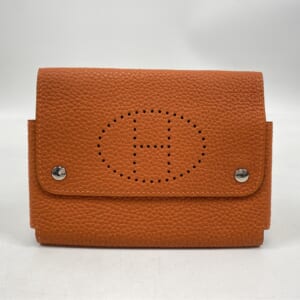 エルメス エテュイカルトGM トリヨン オレンジ系 □J刻印 買取実績【買取日：2026年1月6日】