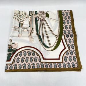 エルメス カレ90 四輪馬車の車輪 シルク 買取実績【買取日：2026年1月6日】