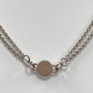 エルメス シャニエール ネックレス 黒×シルバー レザー×シルバー 買取実績【買取日：2026年1月4日】