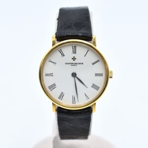 ヴァシュロン・コンスタンタン パトリモニー 白文字盤 YG×革/手巻き 買取実績【買取日：2026年1月4日】