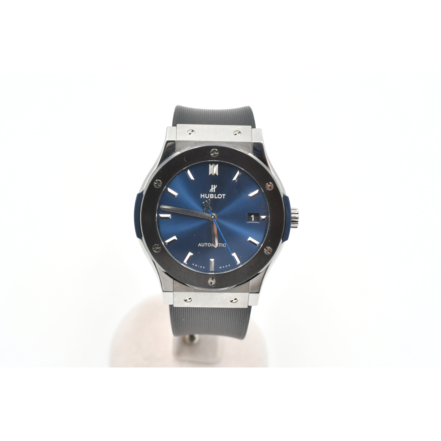 ウブロ クラシックフュージョン チタニウム The Watch Gallery限定35本 青文字盤 TI×ラバー/AT BCランク