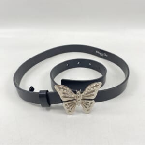 ディオール バタフライベルト 黒 レザー 80 買取実績【買取日：2026年1月26日】