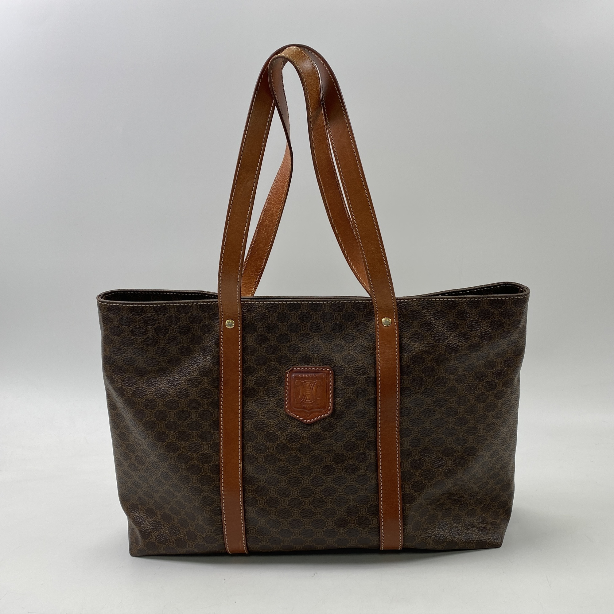 ✨CELINE✨セリーヌ✨マカダム柄✨レザー✨ブラウン✨トートバッグ✨ セリーヌ マカダム柄 トートバッグ ブラウン レザー 買取実績【買取日