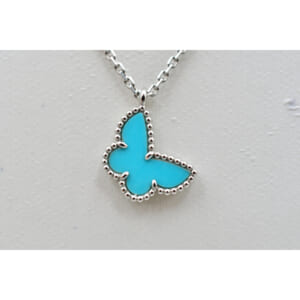 ヴァンクリーフ＆アーペル スウィートアルハンブラ パピヨン ターコイズ Au750WG