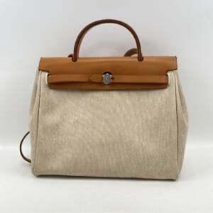 エルメス エールバッグ トワルアッシュ×レザー ブラウン 買取実績【買取日：2026年1月23日】