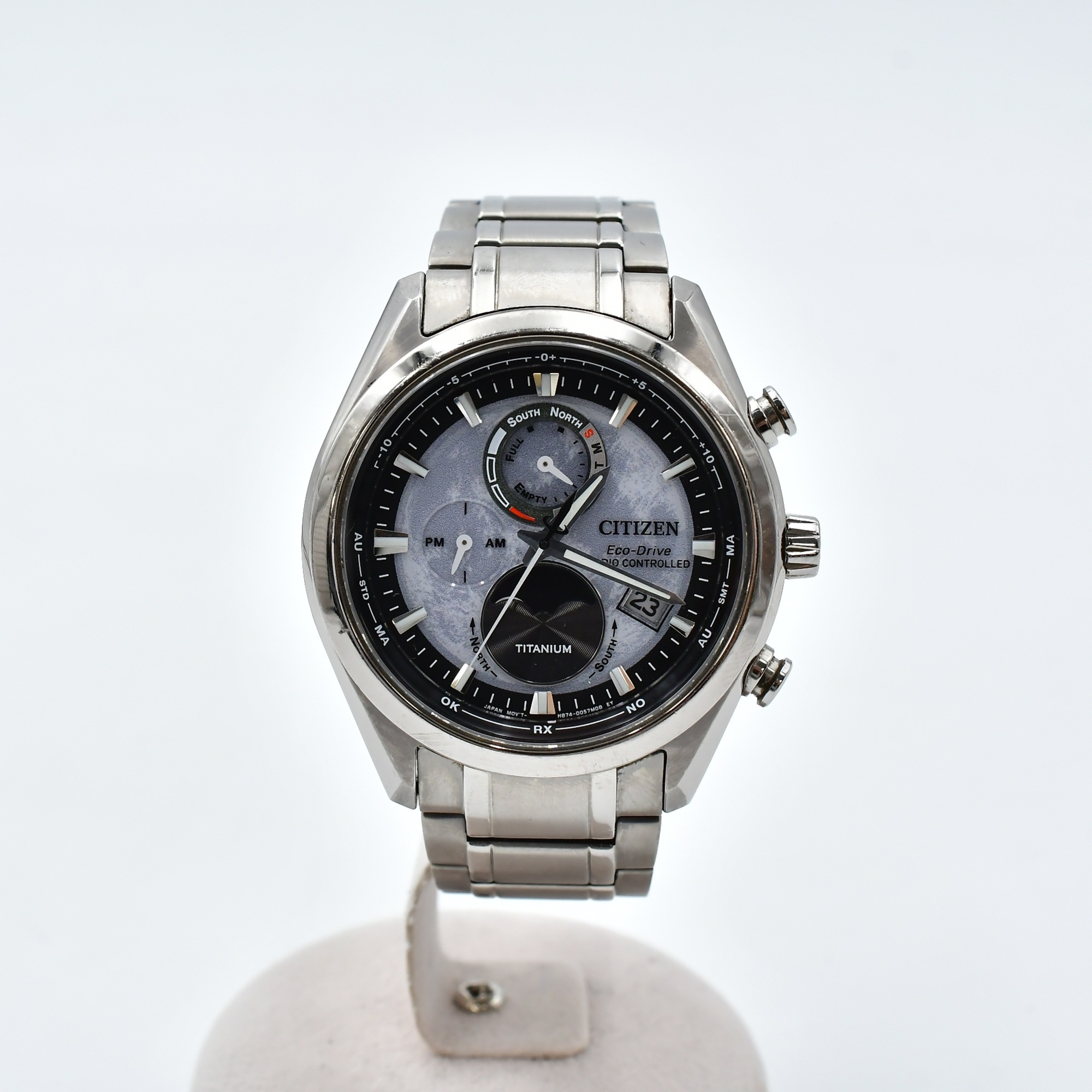 シチズン ツキヨミ SS/AT 紫文字盤 Bランク