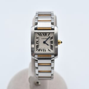 カルティエ タンクフランセーズSM シルバー文字盤 K18×SS/QZ W51007Q4 買取実績【買取日：2026年1月16日】