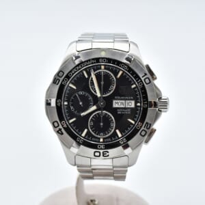 タグホイヤー アクアレーサー クロノグラフ デイデイト 黒文字盤 SS/AT CAF2010 買取実績【買取日：2026年1月18日】