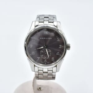 HAMILTON 腕時計 ジャズマスター クオーツ グレー文字盤 H384110 HAMILTON ハミルトン 時計 ジャズマスター シンライン H384110 メンズ