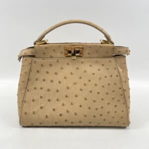 フェンディ ピーカブーミニ ベージュ オーストリッチ 8BN244 買取実績【買取日：2026年1月5日】