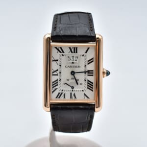 カルティエ タンク ルイカルティエ XL マニュアルデイト シルバー文字盤 PG×革/AT W1560003 買取実績【買取日：2026年1月20日】