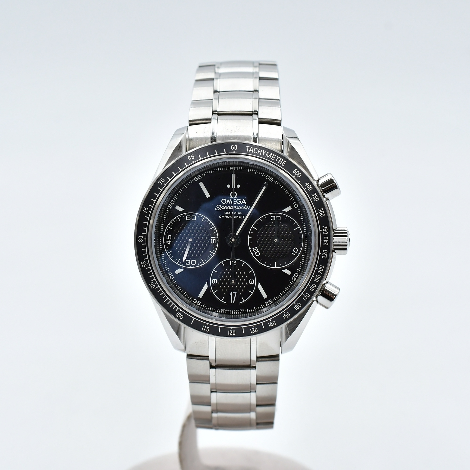 オメガ スピードマスター レーシング 黒文字盤 SS/AT Aランク