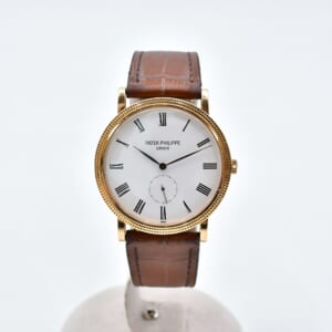 パテック フィリップ カラトラバ 白文字盤 PG×社外革/手巻き 5119R‐001 買取実績【買取日：2026年1月4日】