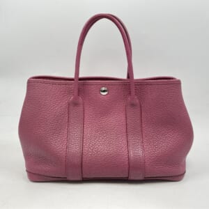 エルメス ガーデンパーティー TPM ピンク系 SV金具 □O刻印 ネゴンダ