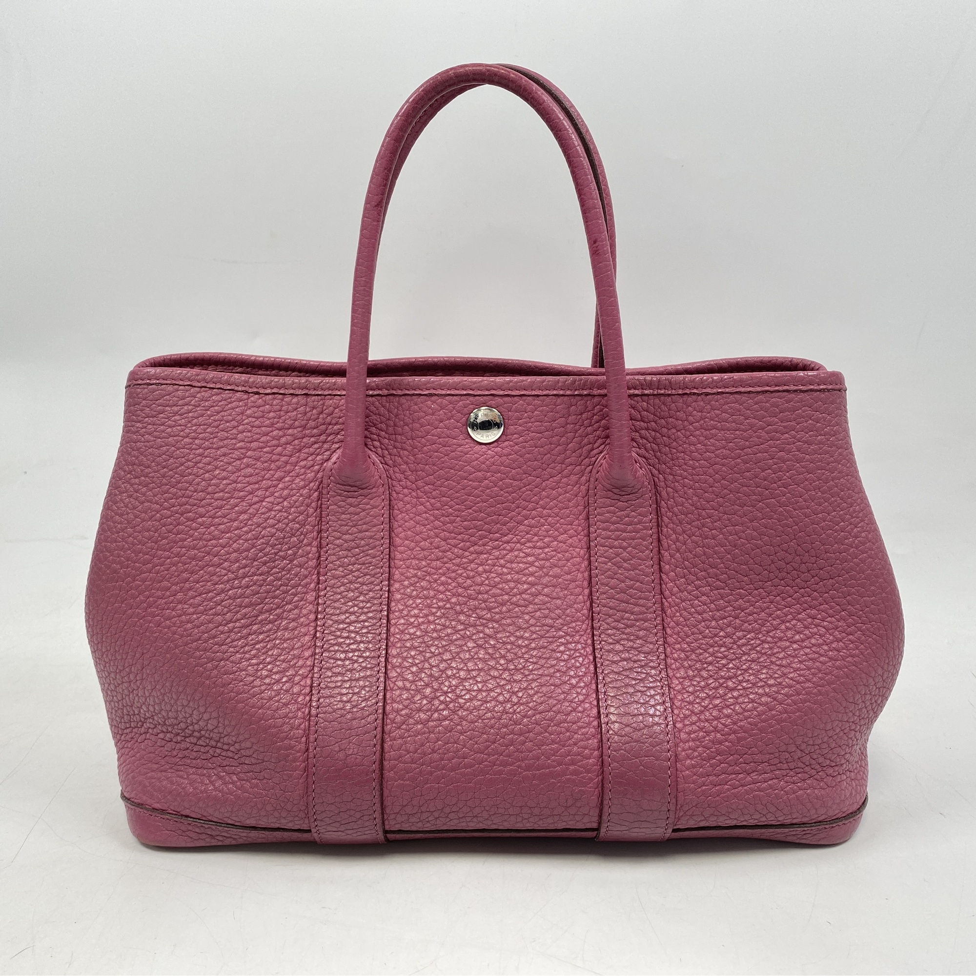 エルメス ガーデンパーティー TPM ピンク系 SV金具 □O刻印 ネゴンダ