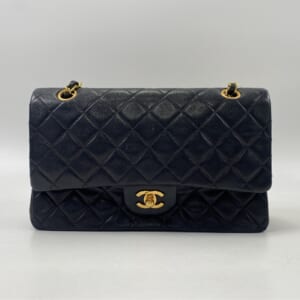 シャネル マトラッセ25 Wフラップ Wチェーンショルダー 黒 ラムスキン GD金具 買取実績【買取日：2026年1月26日】
