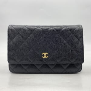 シャネル マトラッセ チェーンウォレット 黒 キャビアスキン GD金具 買取実績【買取日：2026年1月7日】