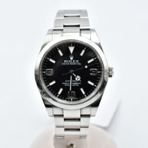 ロレックス エクスプローラー ブラックアウト 黒文字盤 SS/AT 214270 買取実績【買取日：2026年1月25日】