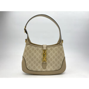 グッチ ジャッキー1961 GGスモール ハンドバッグ ショルダーバッグ ベージュ 白 レザー 678843 買取実績【買取日：2025年5月6日】