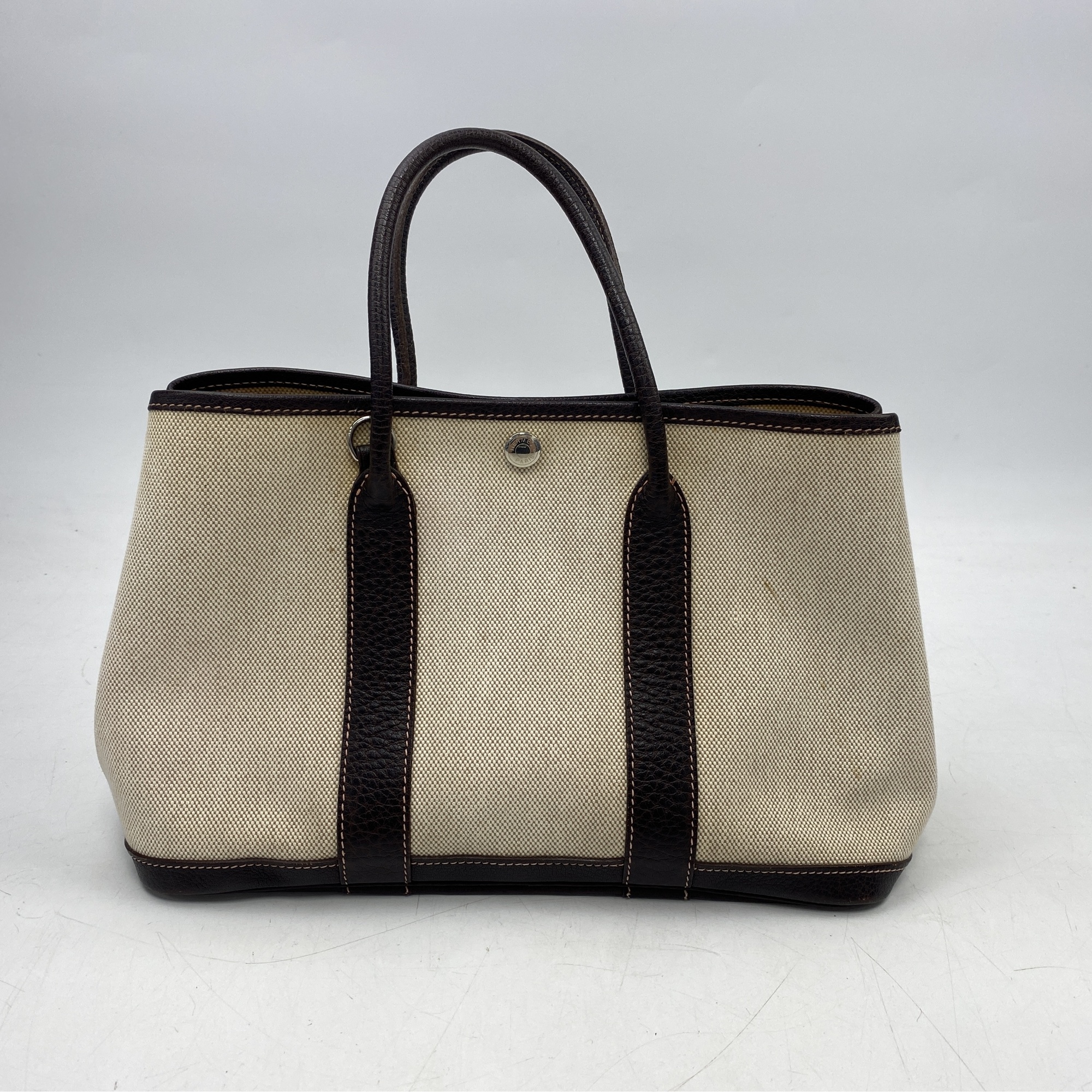 エルメス ガーデンパーティTPM トワルアッシュ □H刻印 Bランク