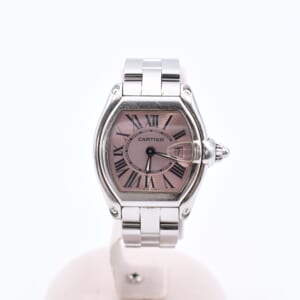 カルティエ ロードスターSM ピンク文字盤 SS/QZ W62017V3 買取実績【買取日：2025年10月21日】