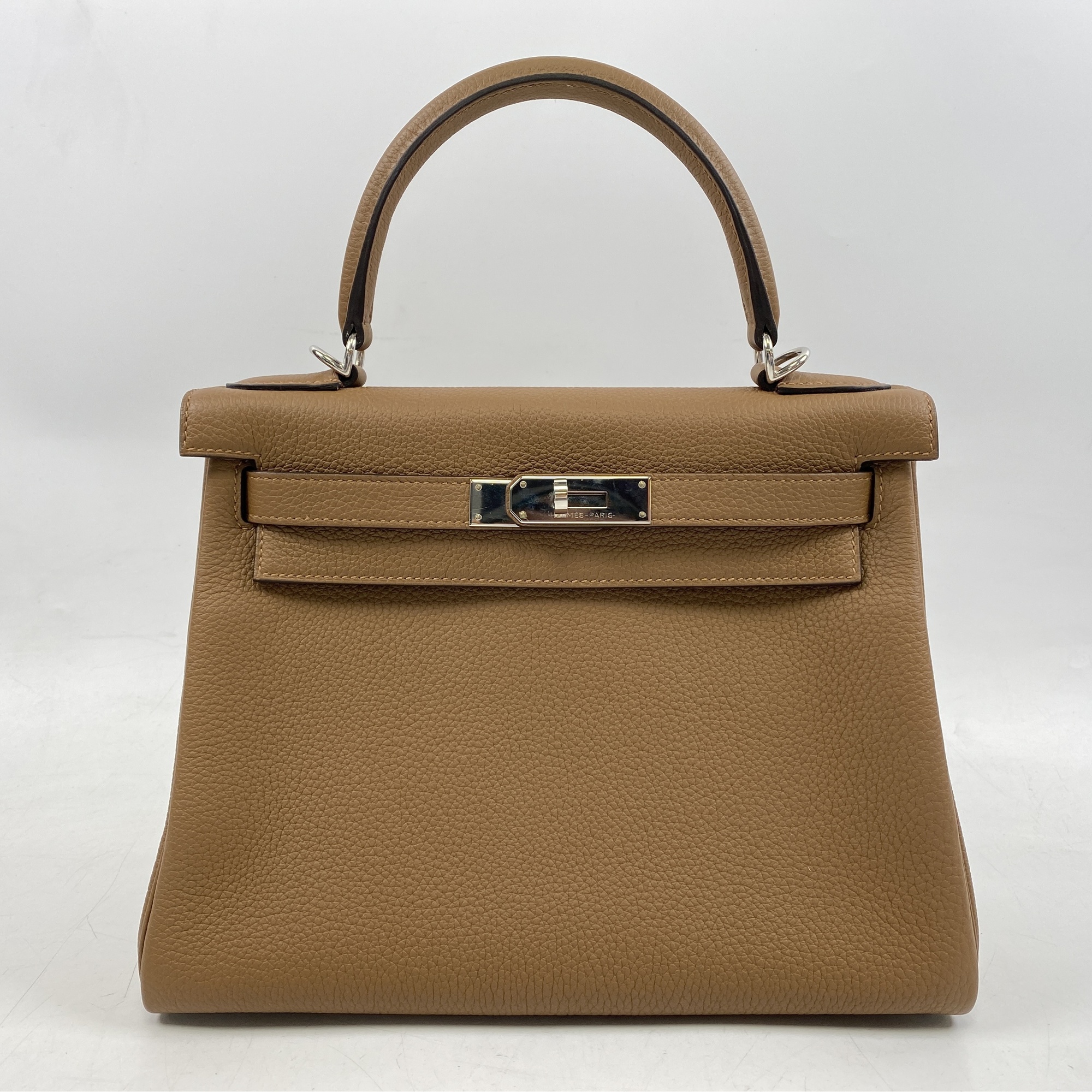 エルメス ケリー28 内縫い アルザン トゴ SV金具 W刻印 ABランク