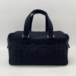 シャネル チョコバー トートバッグ 黒 コットンキャンバス GD金具 買取実績【買取日：2026年1月24日】