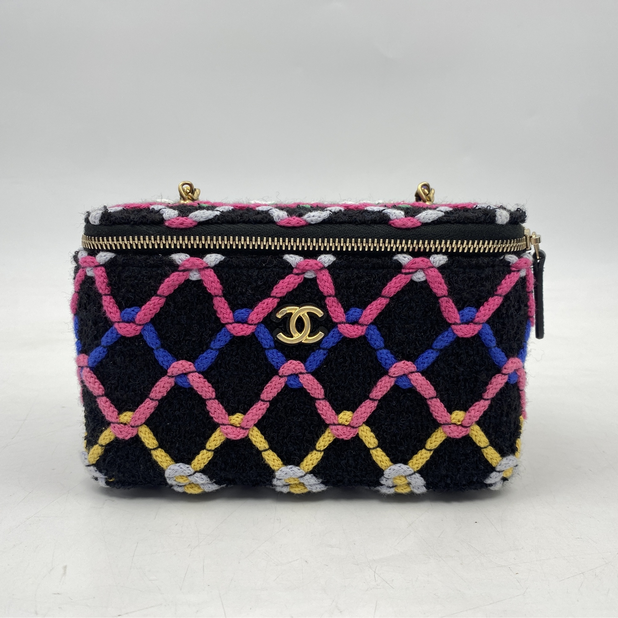 CHANEL♡ノベルティツイードバニティショルダー CHANEL ノベルティ ショルダーバッグ バニティ ツイード シャネル VIP