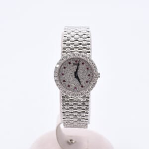 ピアジェ トラディション ダイヤ×ルビー文字盤 K18WG/手巻き 9190D23 買取実績【買取日：2026年1月4日】