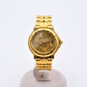 タグホイヤー 6000シリーズ デイト クロノメーター シャンパン文字盤 ダイヤインデックス YG/AT WH514 買取実績【買取日：2026年1月7日】