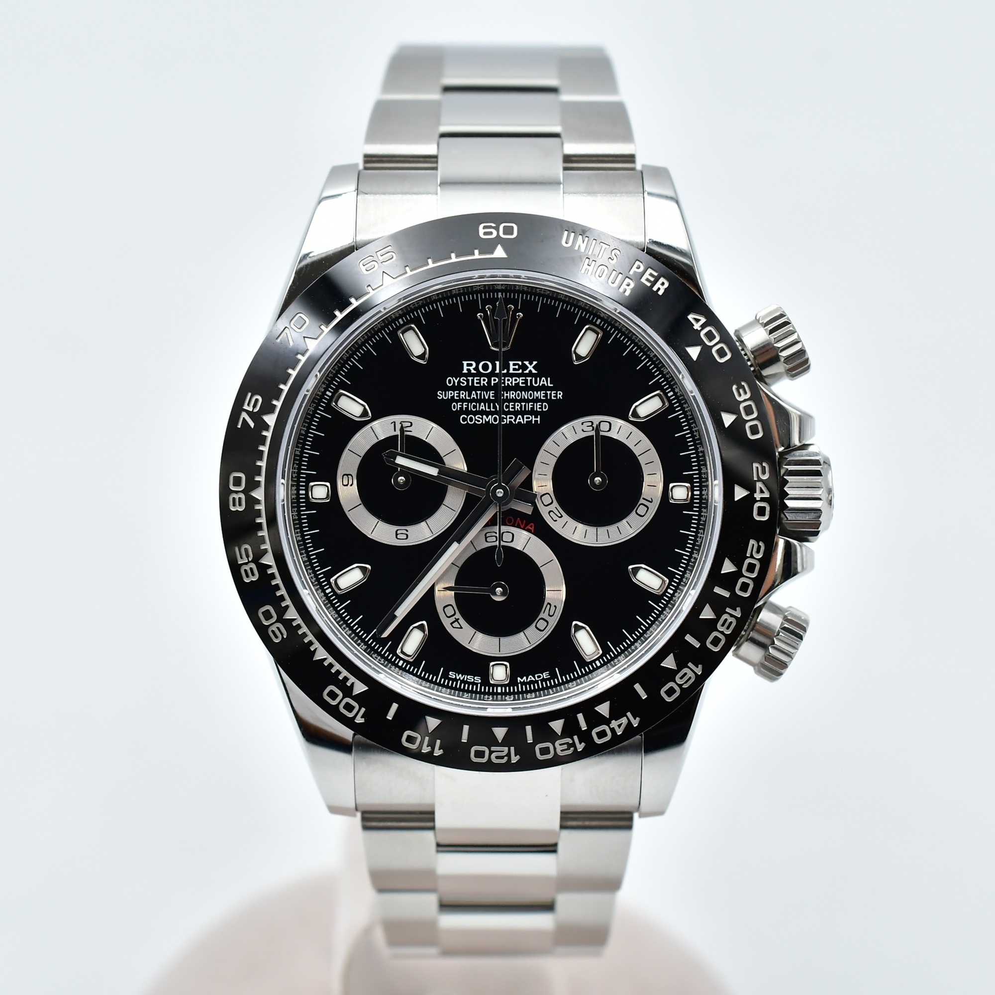 ロレックス デイトナ 黒文字盤 SS/AT 116500LN Aランク