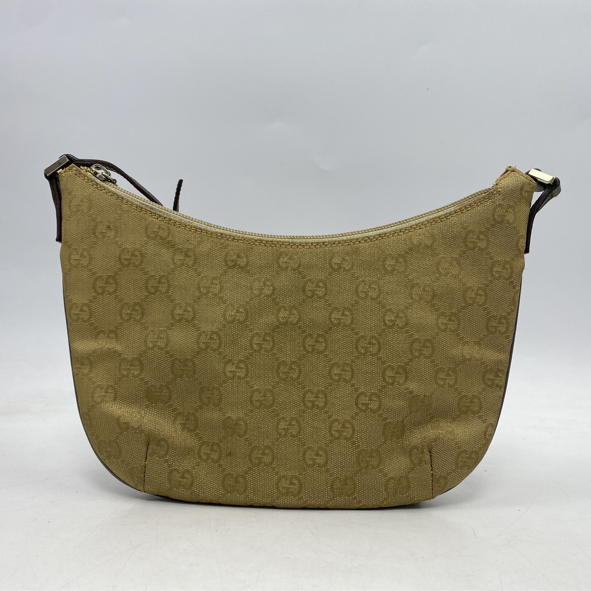 グッチ GGキャンバス ワンショルダーバッグ ベージュ Bランク