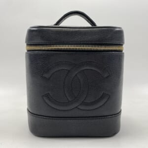 シャネル バニティ 黒 キャビアスキン GD金具 買取実績【買取日：2025年11月5日】