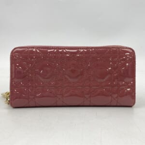 ディオール レディディオール ヴォワヤージュ ラウンドファスナー長財布 ボルドー パテント 買取実績【買取日：2026年1月5日】