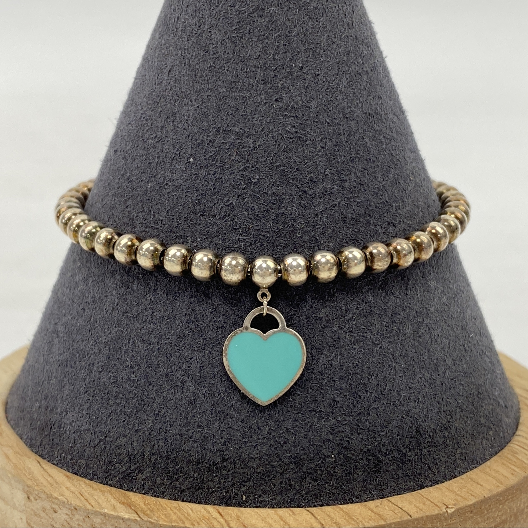 ティファニー ブルーハート ネックレス SV Bランク