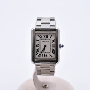 カルティエ タンクソロSM シルバー文字盤 SS/QZ W5200013 買取実績【買取日：2026年1月4日】