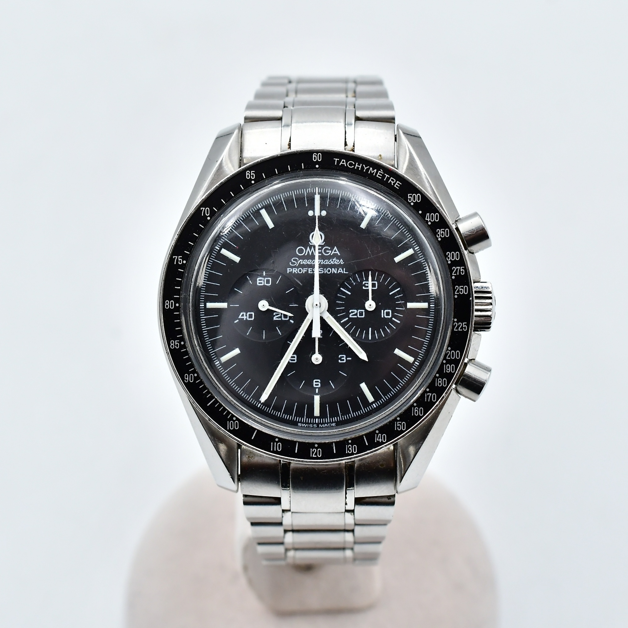 オメガ スピードマスター プロフェッショナル ブラック文字盤 SS/手巻き Bランク
