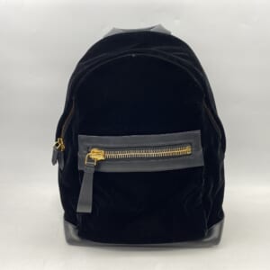 フェンディ バックパック 黒 ベルベット×レザー 買取実績【買取日：2026年1月6日】