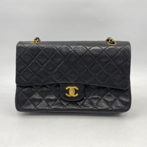 シャネル マトラッセ25 黒 ラムスキン Wフラップ Wチェーン 買取実績【買取日：2026年1月24日】