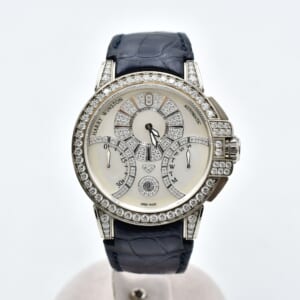 ハリー・ウィンストン オーシャン バイレトログラード オートマティック ホワイトシェル文字盤 WG×革/AT OCEABI42WW002 買取実績【買取日：2026年1月7日】