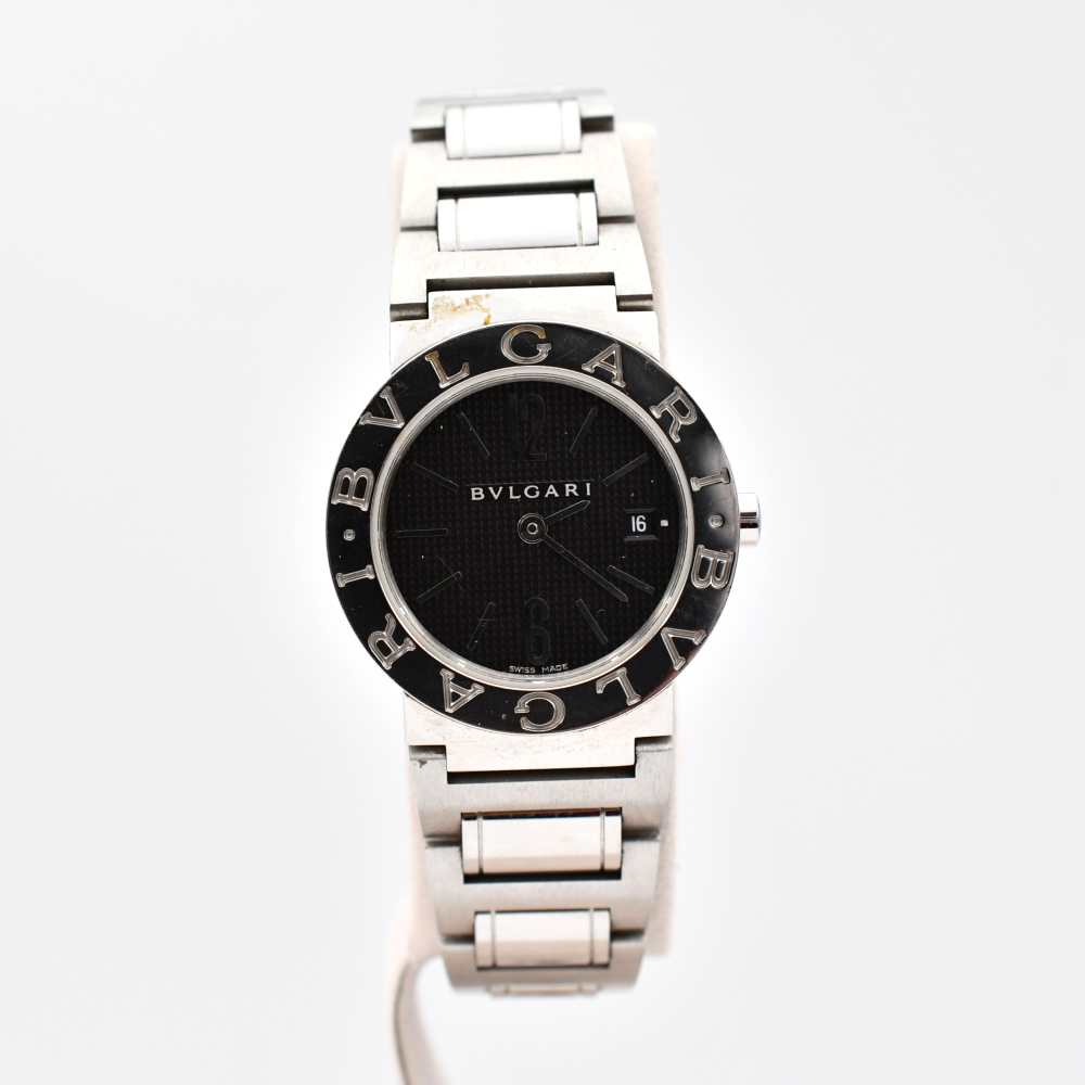 ブルガリ ブルガリ・ブルガリ 黒文字盤 SS/QZ BB26SS【買取日:2024年6月7日】 Bランク